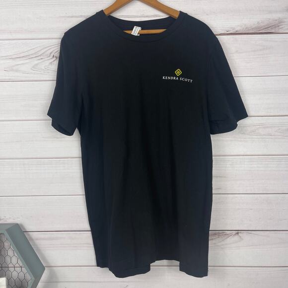 Kendra Scott Go Beyond Black T-Shirt Size Large‎ - Picture 2 of 5
